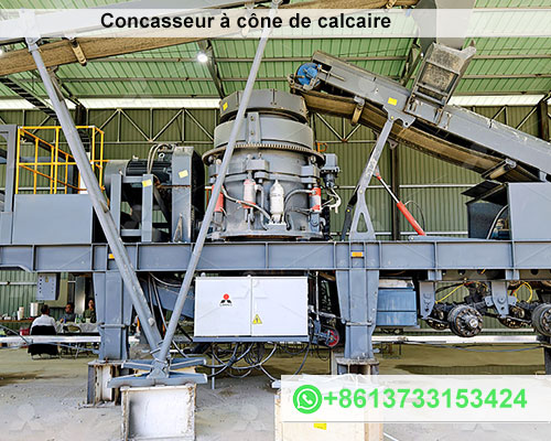 Concasseur à cône de calcaire