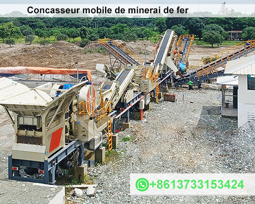 Stations de concassage de minerai de fer