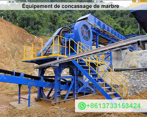 Équipement de concassage de marbre