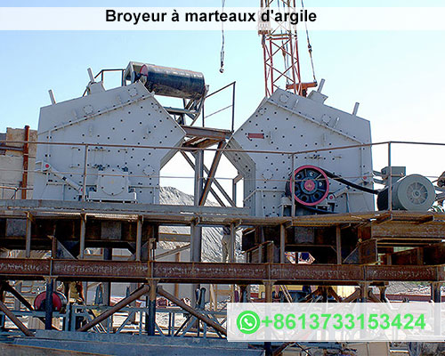 Broyeur à marteaux d'argile
