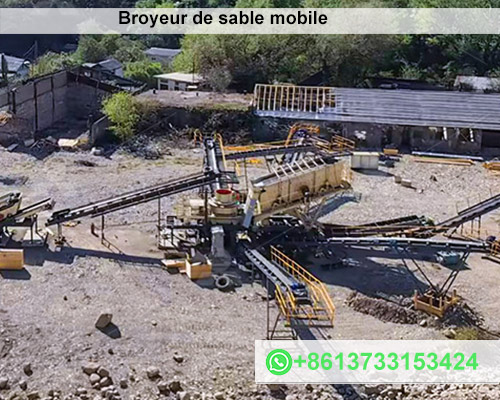 Broyeur de sable mobile