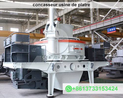 concasseur usine de platre