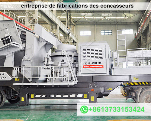entreprise de fabrications des concasseurs