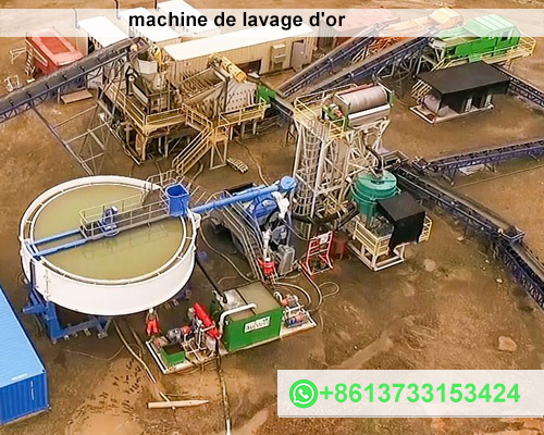 machine de lavage d'or