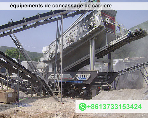 fabricant des équipements de concassage de carrière