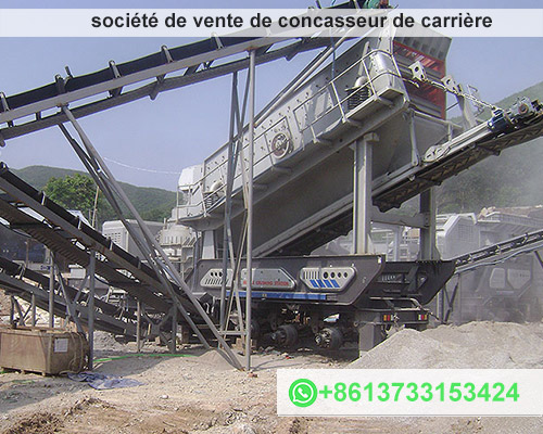 société de vente de concasseur de carrière