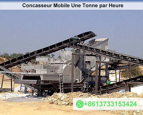 Concasseur Mobile Une Tonne par Heure