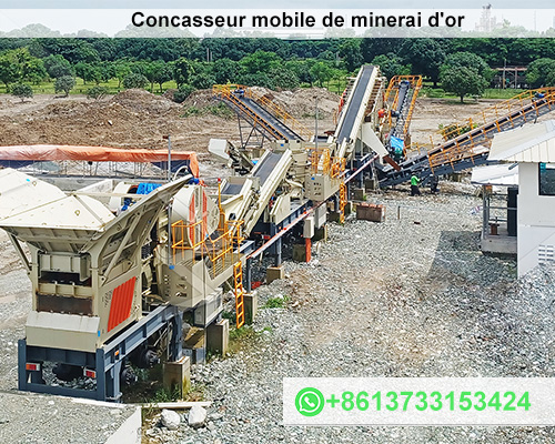 Unité Mobile Autonome de Traitement de Minerais d'Or et de Diamants