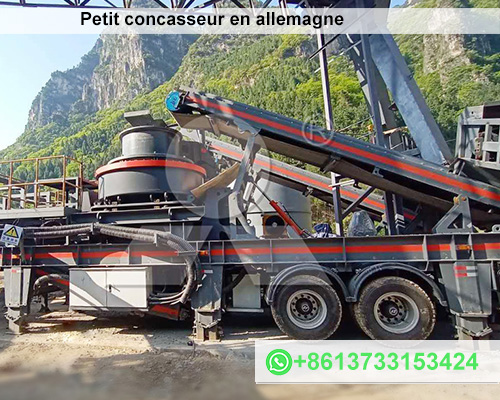 Petit concasseur en allemagne
