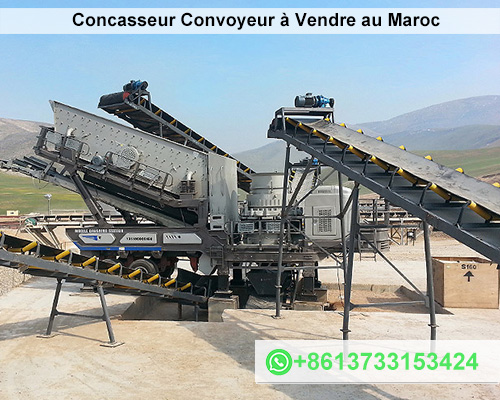 Concasseur Convoyeur à Vendre au Maroc