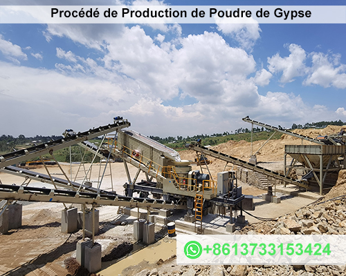 Procédé de Production de Poudre de Gypse