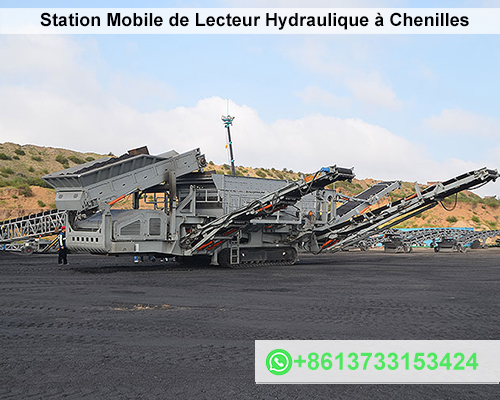 Station Mobile de Lecteur Hydraulique à Chenilles