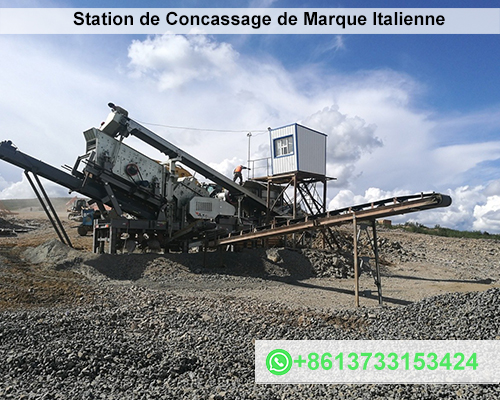 Station de Concassage de Marque Italienne