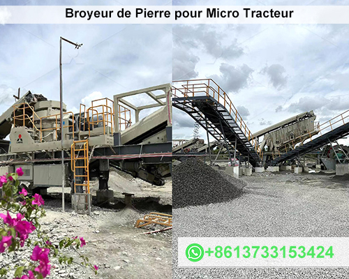 Broyeur de Pierre pour Micro Tracteur
