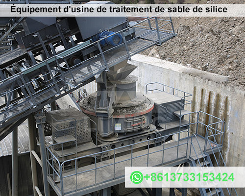 Les Usines de Traitement de Sable de Silice