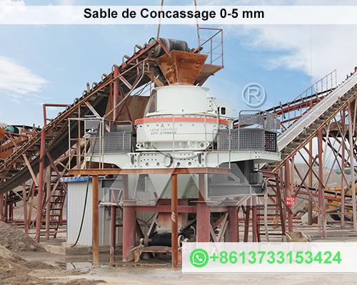 Sable de Concassage 0-5 mm