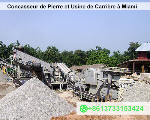 Concasseur de Pierre et Usine de Carrière à Miami