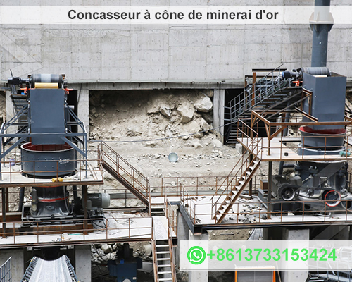 Machine de Concassage pour le Projet d'Extraction de Minerai d'Or