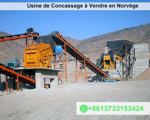 Usine de Concassage à Vendre en Norvège