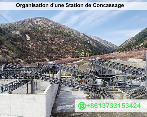 Organisation d'une Station de Concassage