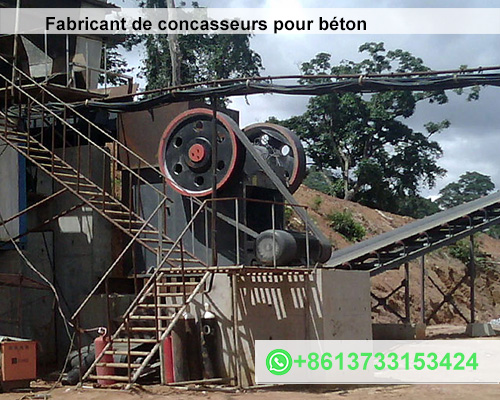 Fabricant de concasseurs pour béton armé à Brasília