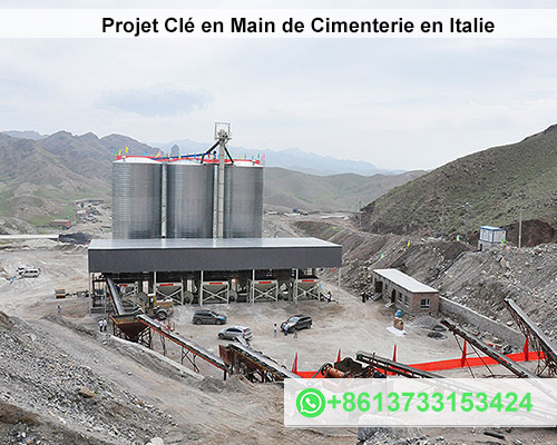 Projet Clé en Main de Cimenterie en Italie