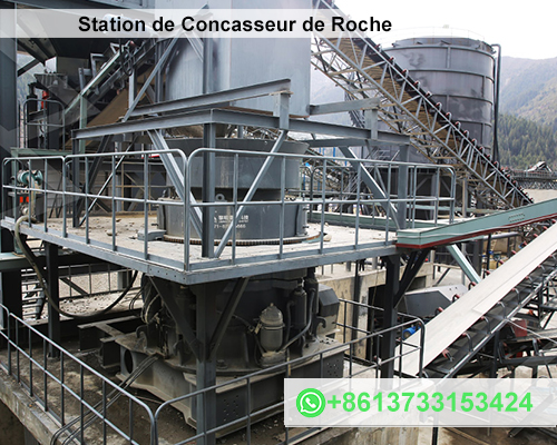 Station de Concasseur de Roche à Vendre