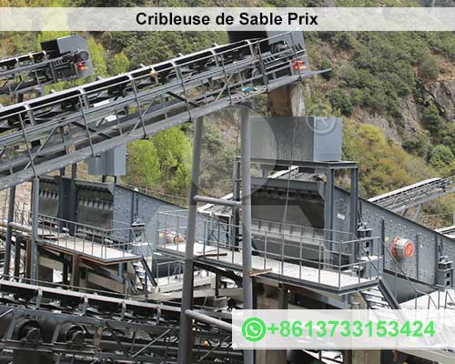 Cribleuse de Sable Prix