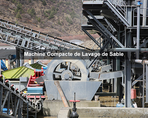 Machine Compacte de Lavage de Sable