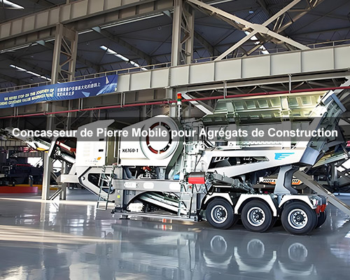 Concasseur de Pierre Mobile pour Agrégats de Construction