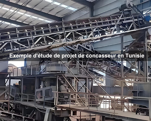 Exemple d'étude de projet de concasseur en Tunisie