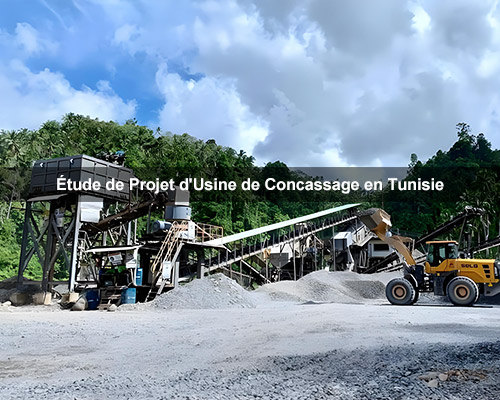 Étude de Projet d'Usine de Concassage en Tunisie