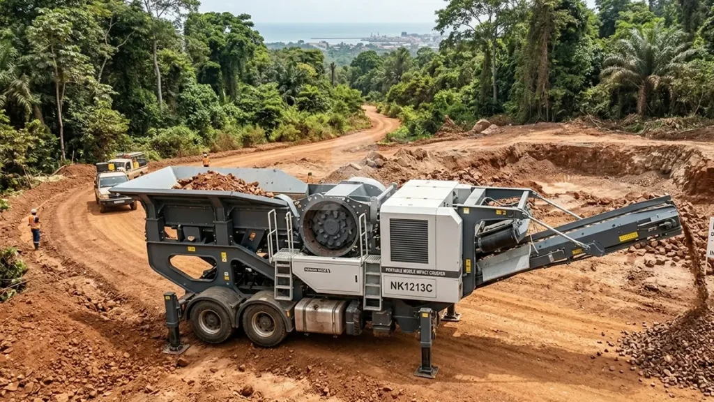 Concasseur mobile à vendre en Côte d’Ivoire