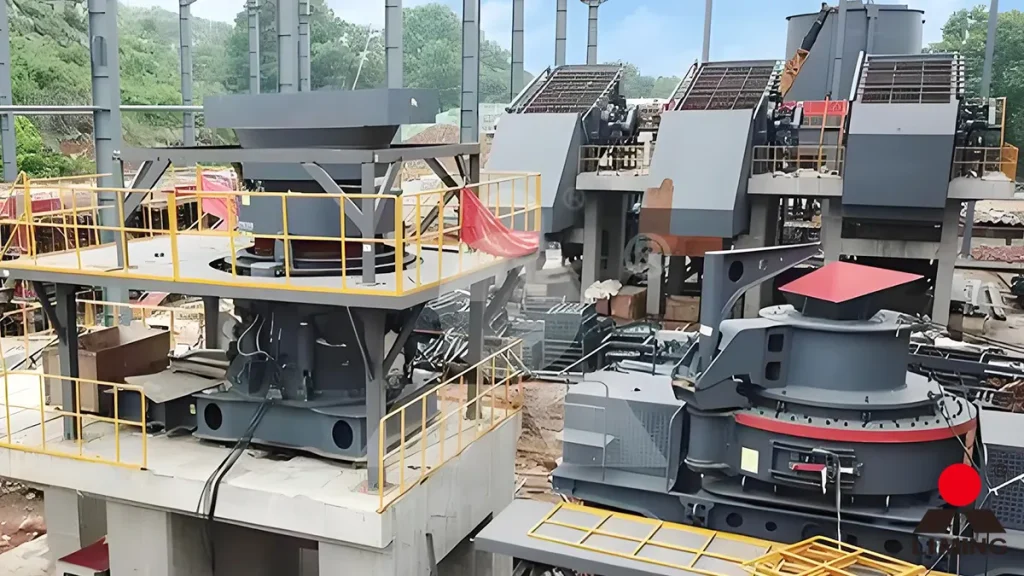 Usine de production de concassage de gravier et sable artificiel